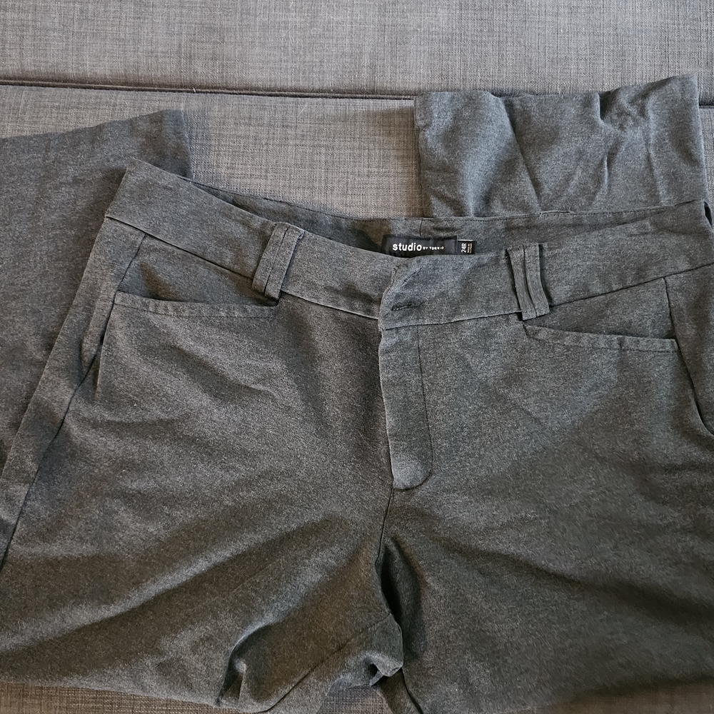 Torrid Studio Gray Boot Cut Dress Pants - Size 24 - Picture 2 of 5